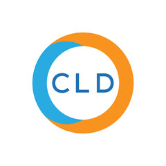 Elegant Monogram Logo Design with Decorative Frame – CLD Luxury Brand Identity Icon
