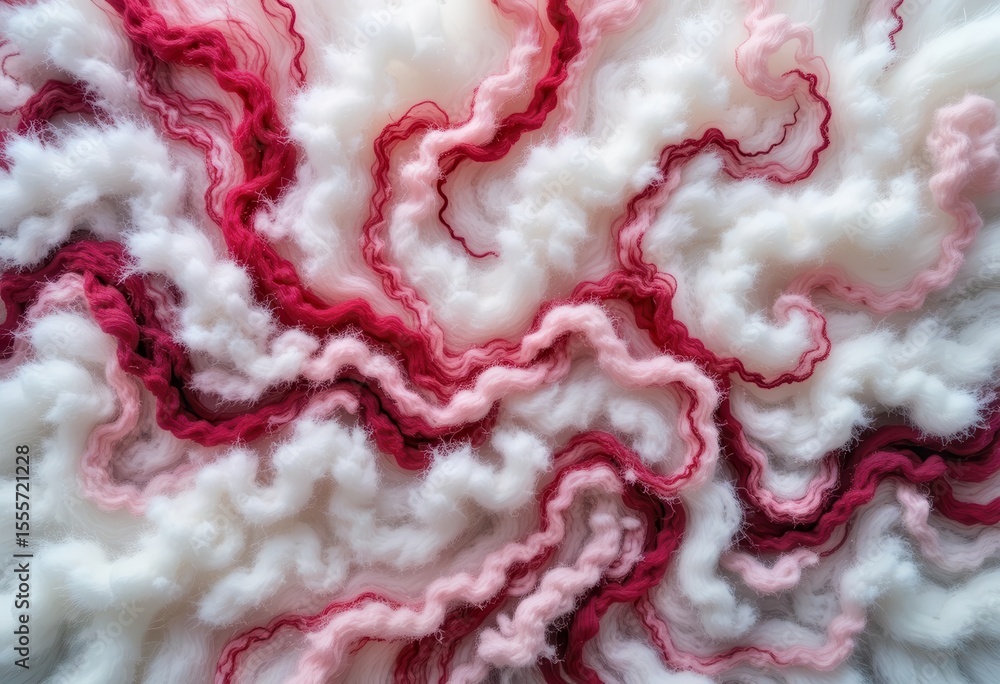 Aufkleber colorful abstract display of soft, textured fibers creating a vibrant background for monitors
