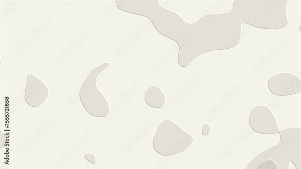 Aufkleber abstract neutral background with organic shapes and subtle shadows for modern and minimalist design 