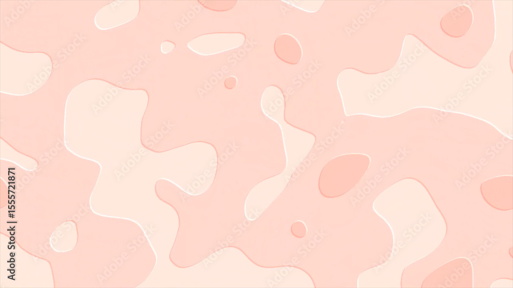 Poster abstract peach topography background with smooth organic shapes and subtle depth for modern design p