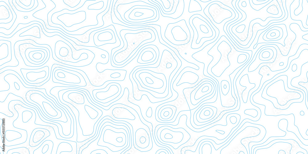 Poster soft blue topography map background with subtle elevation line patterns.