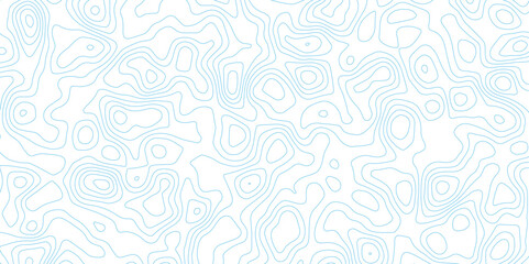 Elegant Light Blue Topography Line Background with Smooth Terrain Flow.