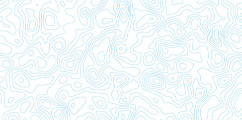 Topographic Mapping Lines on Minimal Blue Abstract Design Background.