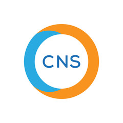 Elegant Monogram Logo Design with Decorative Frame – CNS Luxury Brand Identity Icon
