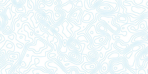 Minimal Blue Topographic Line Art Background with Smooth Abstract Contour Flow.