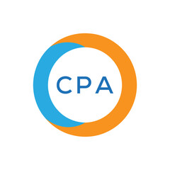 Elegant Monogram Logo Design with Decorative Frame – CPA Luxury Brand Identity Icon
