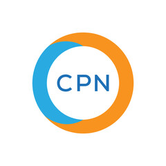 Elegant Monogram Logo Design with Decorative Frame – CPN Luxury Brand Identity Icon
