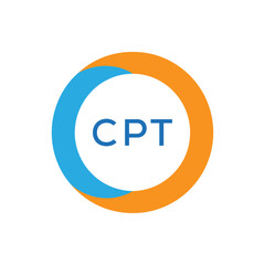 Elegant Monogram Logo Design with Decorative Frame – CPT Luxury Brand Identity Icon
