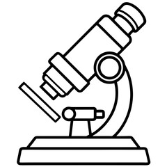 illustration of microscope
