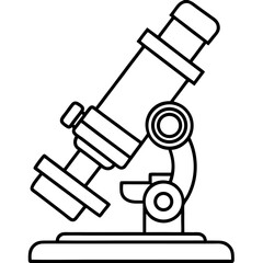 illustration of microscope