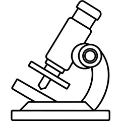 illustration of microscope