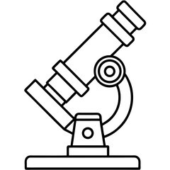illustration of microscope