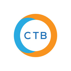 Elegant Monogram Logo Design with Decorative Frame – CTB Luxury Brand Identity Icon
