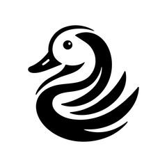 Obraz premium Swan Logo Illustration