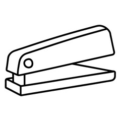 stapler isolated on white