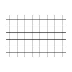 Grid shape decoration for background and layout backdrop. Vector isolated.