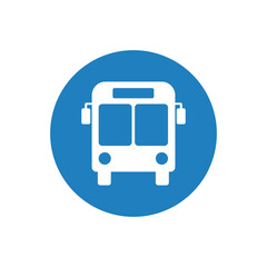 Bus icon vector isolated on white background. transport icon vector