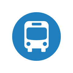 Bus icon vector isolated on white background. transport icon vector