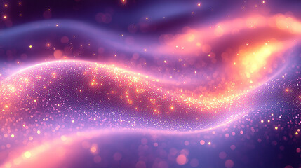 Obraz premium Glowing blue outer space background with spiral galaxy, stars, and nebula