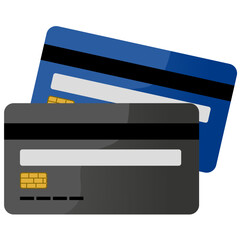 set of credit cards