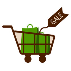 shopping trolley icon