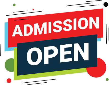 Admission Open Vector Banner – Back to School Promotional Template - Powered by Adobe