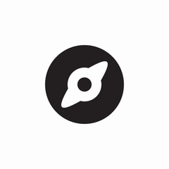 compass directions icon sign vector