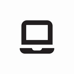 laptop book icon sign vector