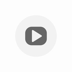 site media player icon sign vector