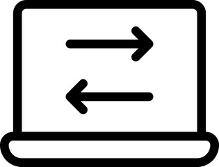 data transfer Icon Illustration