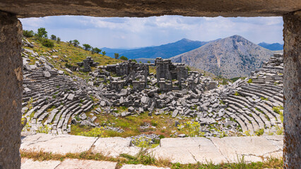 In the ruins of ancient Sagalassos
