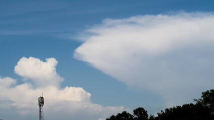 Temps orageux et cumulonimbus