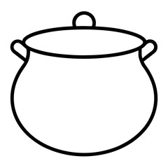 cooking pot isolated on white