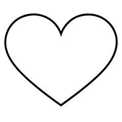 lineart of heart 