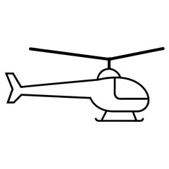helicopter vector illustration