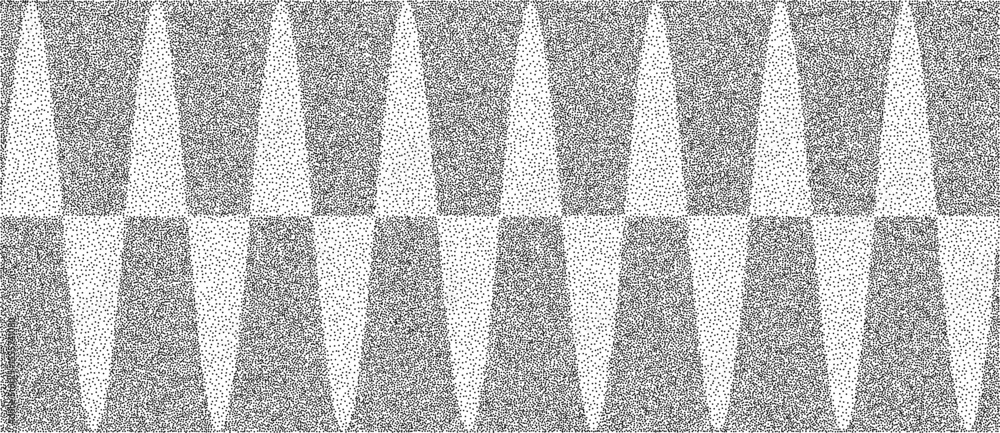Poster abstract spotted background with stipple effect. grunge wallpaper with waves. black dots on a white 