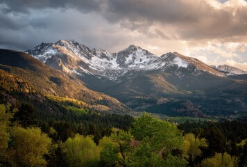 Obraz premium mountains in the morning