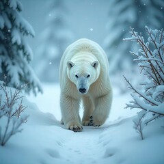 Obraz premium brown bear in the forest