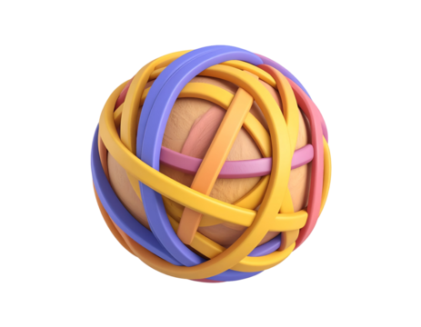 Abstract 3D Sphere Illustration