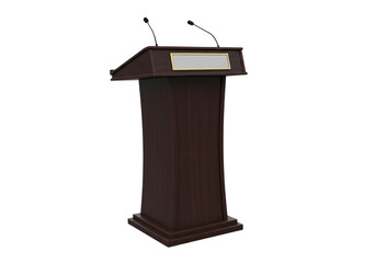 Professional Wooden Lectern: Podium for Presentations & Speeches