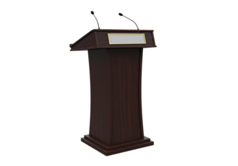 Professional Wooden Lectern: Podium for Presentations & Speeches