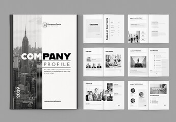 Company Profile Brochure Layout