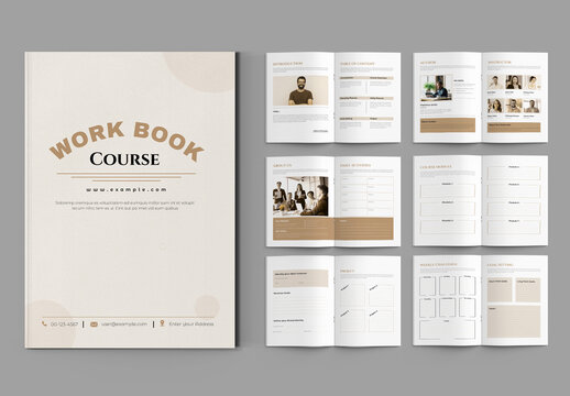 Course Workbook Template Layout