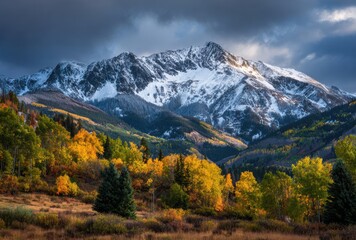 Obraz premium mountain landscape in autumn