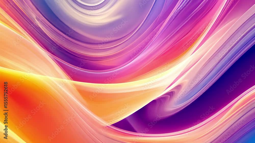 Poster soft colorful abstract background with smooth gradient creating a calming effect, soft colorful abst