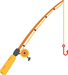 낚시대 일러스트 : Summer Fishing Rod Illustration 