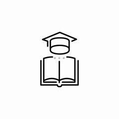 student book learning icon sign vector