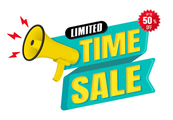 Limited time sale logo vector llustration