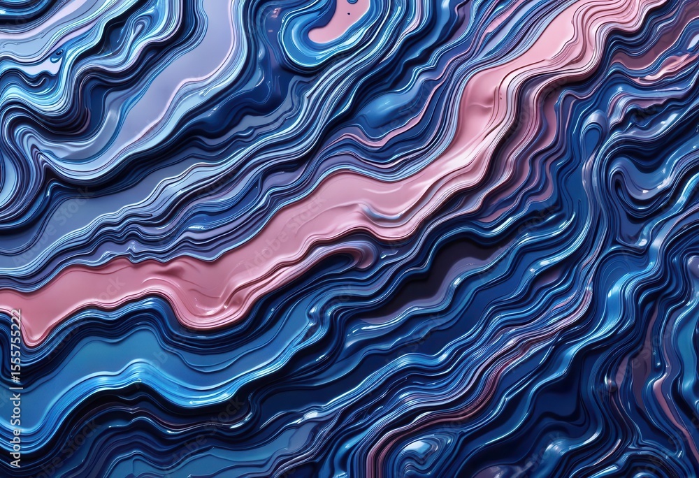 Aufkleber Unique abstract backgrounds for computer monitors featuring flowing colors and textures
