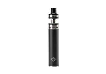 Sleek Black E-cigarette: Vape Pen Product Shot